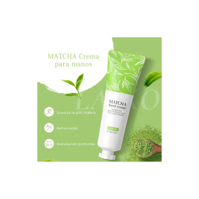 Mzhl Fy Matcha Crema De Manos Hidratante 30g Portátil 1pc
