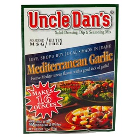 Uncle Dan's Mediterranean Garlic | Singles Packet – 1oz (Pack of 1)