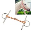 Horse Full Cheek Snaffle Stainless Steel Ring Snaffle Bit for