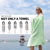 WEDPLAN Turkish Beach Towels Oversized - Soft Cotton Woven Beach