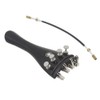 4/3 Violin Kits Set, 3 in 1 Ebony Tailpiece with