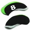 TSUCIA Iron Cover, Golf Count, Headcover, Set of 10 (Green