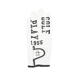 Munsing Wear MG5SGV01M Men's Golf Gloves, One-Handed, Right-Handed, Penguin, Sporty, Practice, Round, WH00 (white), L
