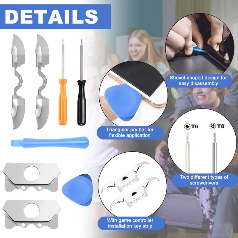 CAREDGO Screwdriver Bumpers LB RB Replacement Screwdriver Repair Parts Kit
