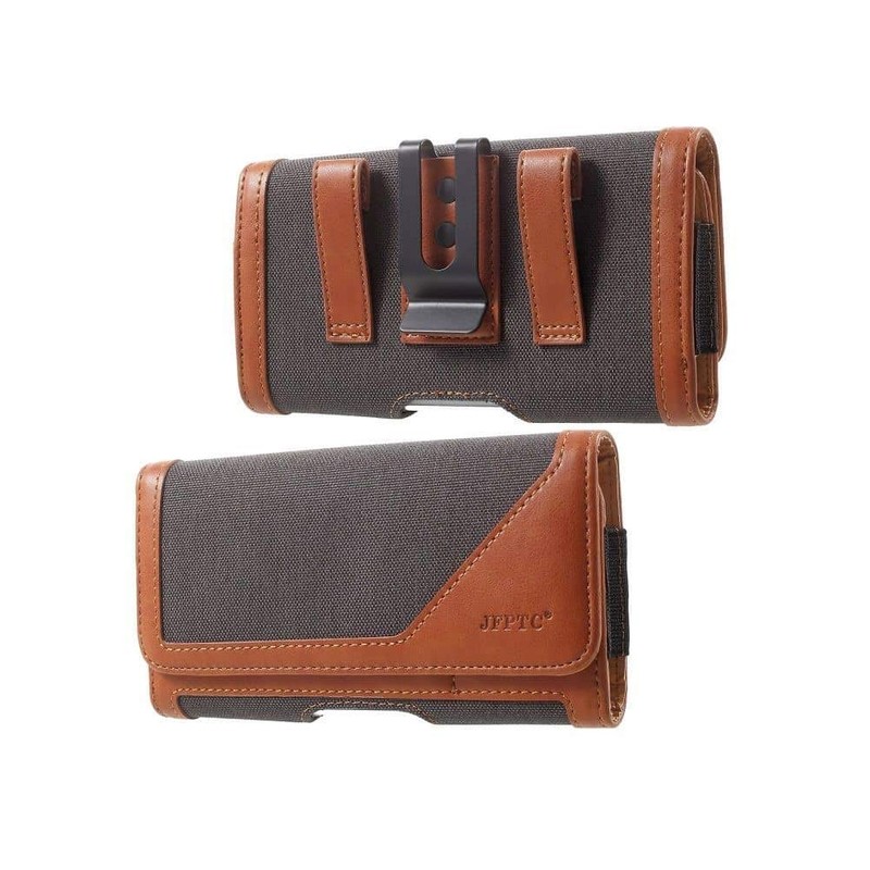 DFV mobile - Case Metal Belt Clip Horizontal Textile and