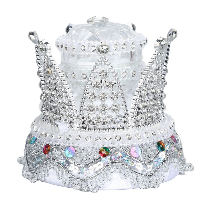 Crown Ring Box Luxurious Romantic Engagement Ring Box Portable Compact