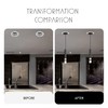 C4LIF 5/6" Recessed Can Light Conversion Kit, for Ceiling Light