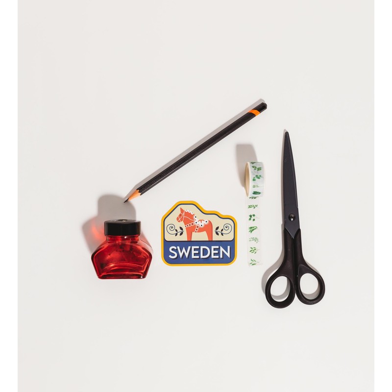 Vagabond Heart Sweden Weatherproof Vinyl Sticker