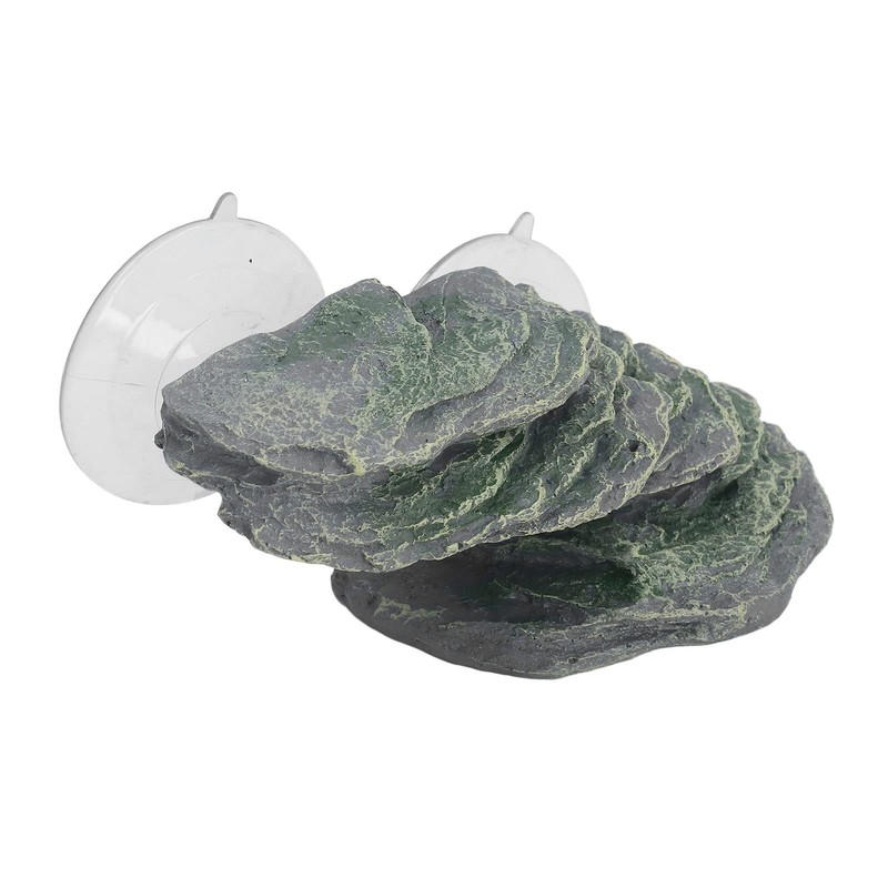 Tortoise Climbing Platform,Turtle Basking Platform Resin Lifelike Aquarium Rock Ornament