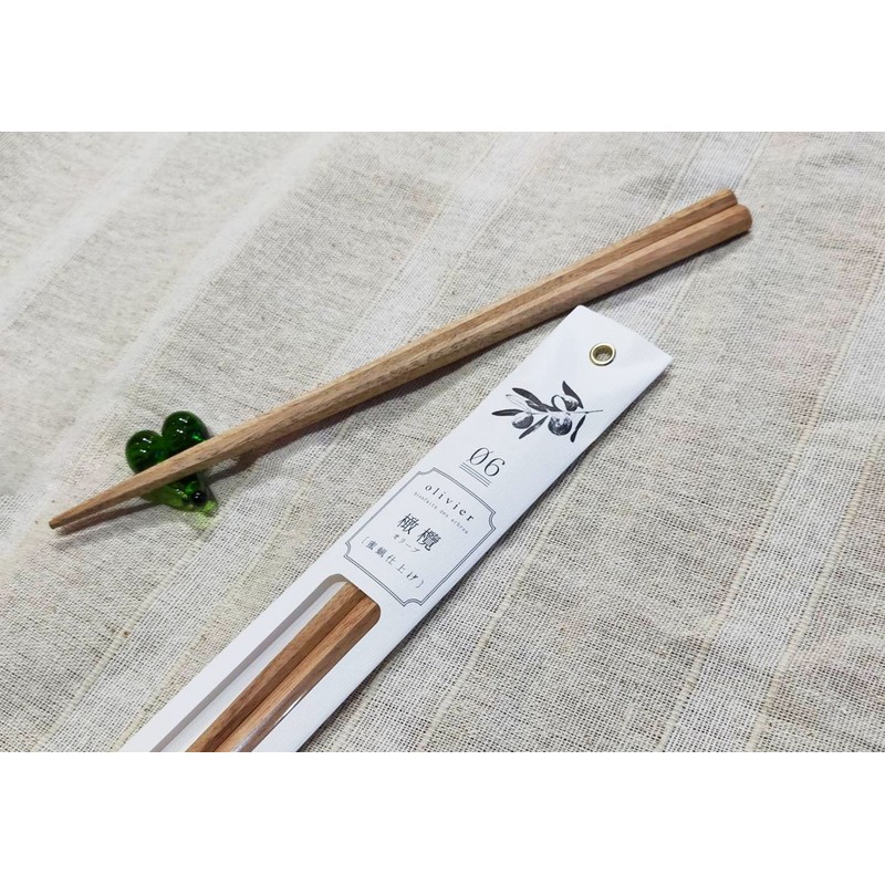 Kawai 119427 Tetoca Chopsticks Olive, 9.1 inches (23 cm)