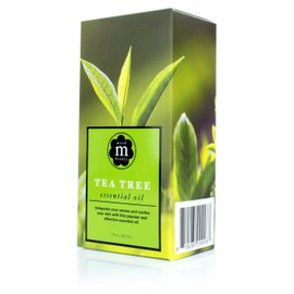 Mirth Beauty Tea Tree Essential Oil. Detoxifying Oil for Bath, feet, Skin, Post-Shave, Home Fragrance. Large 1oz (30ml) Dropper Bottle.