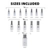 CCLIFE 13-Piece Hexagonal Socket Wrench Set Metric 2 mm -