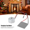 Zerodis Fireplace Fan Generator Blade Fireplace Fan Electric Generator Motor