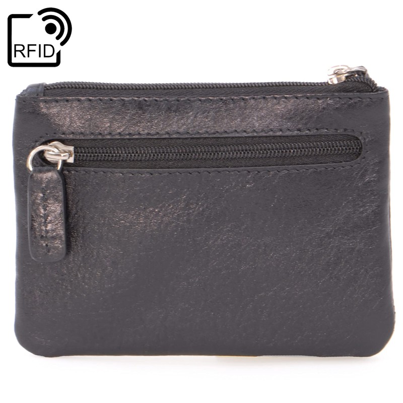 Catwalk Collection Handbags - Women's Leather Coin Purse - Wallet