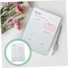 TEHAUX Portable Planner Notepad Delicate Daily Plan Pad for Scheduling