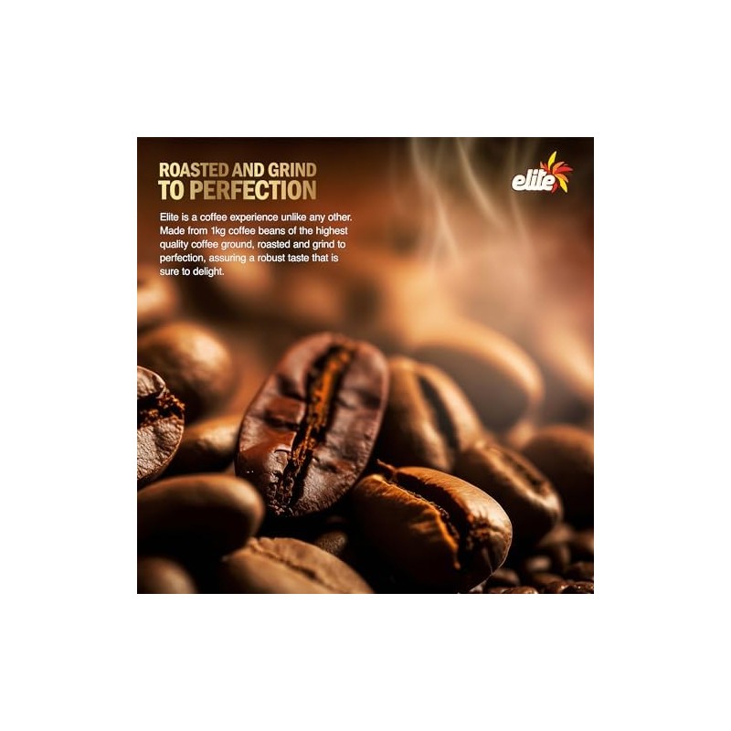 Elite Instant Coffee, 7oz (12 Pack) | Rich & Aromatic,