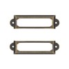 Adiyer 40-Pack Office Library File Drawer Cabinet Card Tag Label