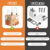 CLIUNT Montessori Motor Skills Cube, 6-in-1 Activity Cube, Baby Toy,