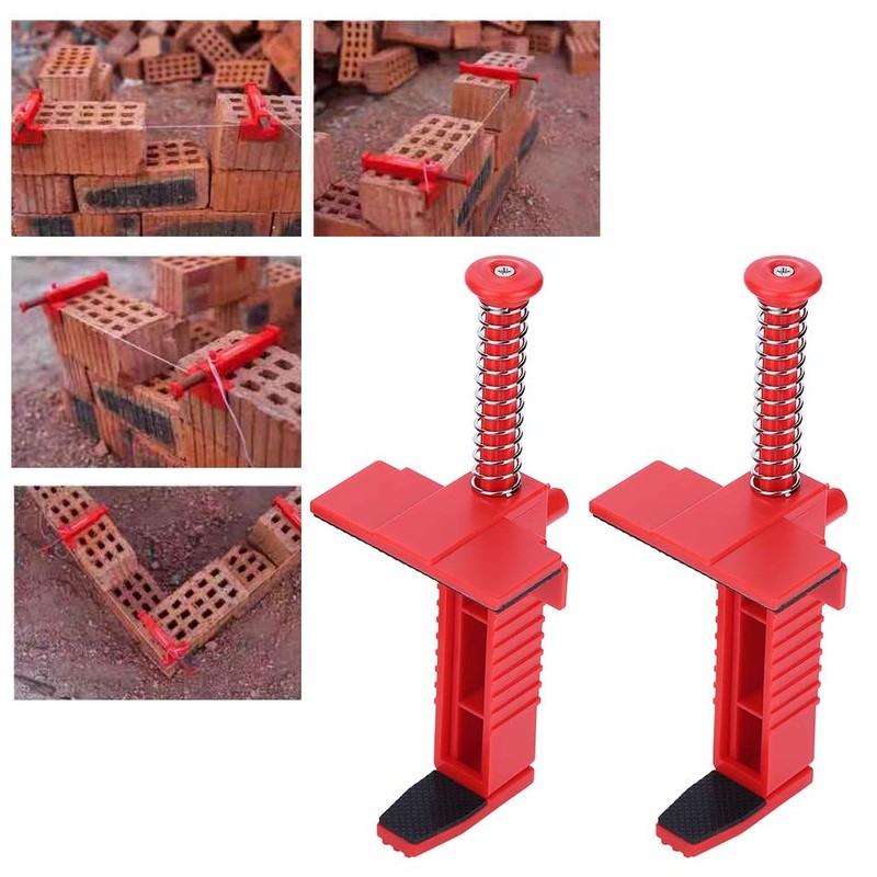 4Pcs Brick Line Runner Brick Liner Clamps Wire Drawer Bricklaying
