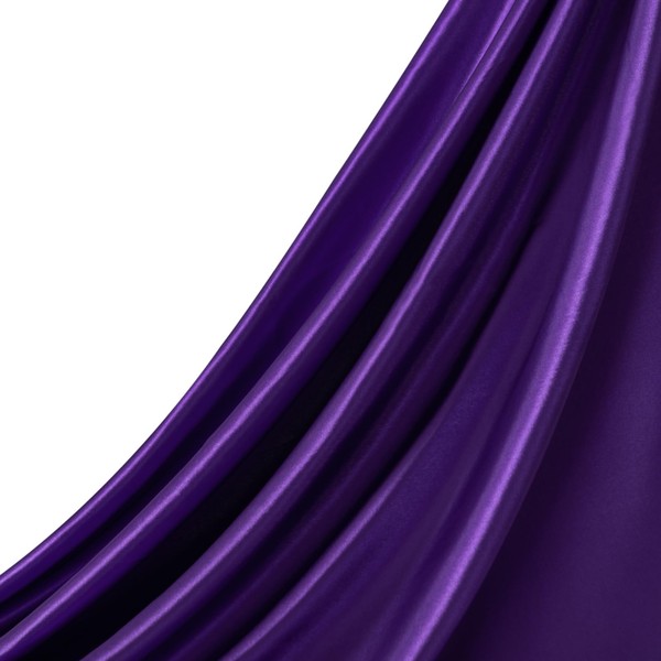 Q&J Fabric Co. 5 Yards 180'' Purple Satin Fabric By