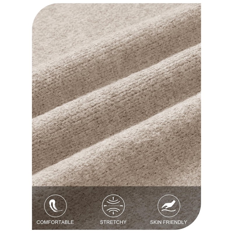 MEROKEETY Women's 2025 Fall Oversized Sweaters Chunky Long Lantern Sleeve