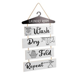 AIMALL Valentine's Day Wooden Hanging Decoration, Vintage Style Labelboard for Home, Kitchen, Party, Laundry Room, and Crafts – Inspirational Quotes, Durable Design