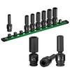 SK 3/8" Drive Universal Impact Socket Set, Deep Swivel Impact