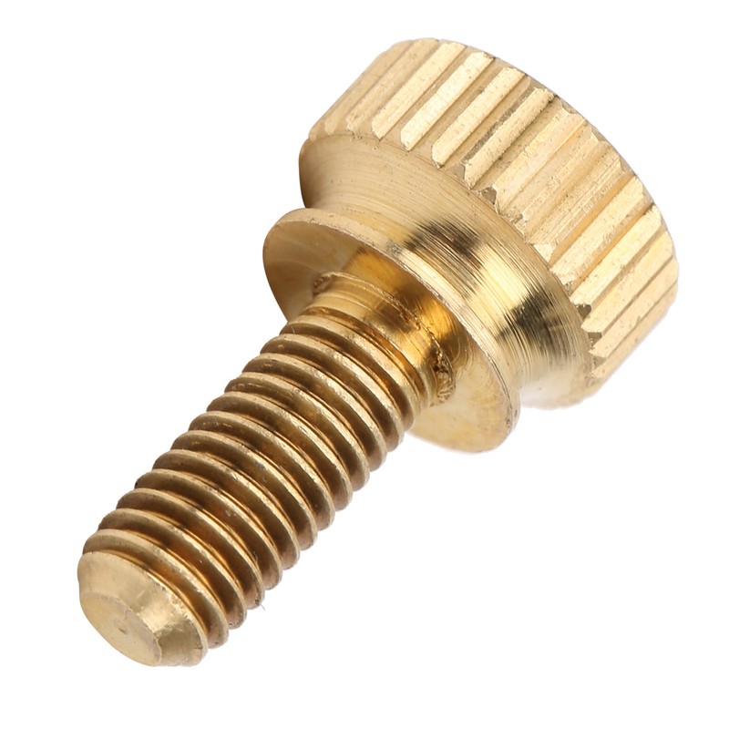 50Pcs Flat Knurled Thumb Screw Wring Round Head Pure Copper