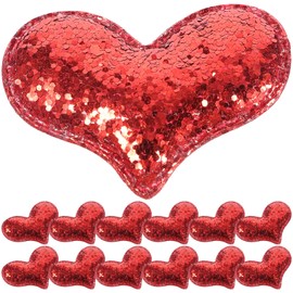 Minkissy Heart Clip Barrettes for Women Sequin Hair Accessories Hair Jewelry for Women