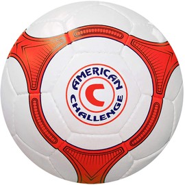 American Challenge Quina Futsal Ball (White/Orange-Navy Blue, 3)