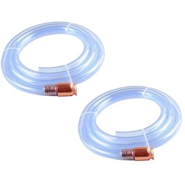2 Pack 3/4" Gas Siphon Hose, Shaker Siphon for Gasoline/Fuel/Water Transfer, Safety Self Priming Hose 6ft