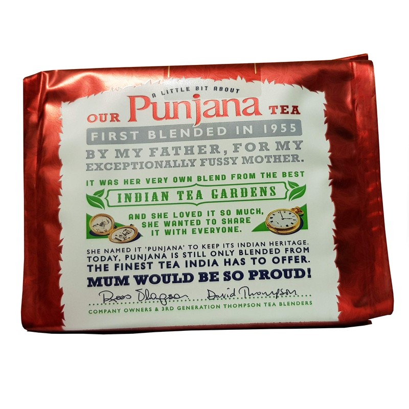 Punjana Thompsons Tea Bags 80 per Pack