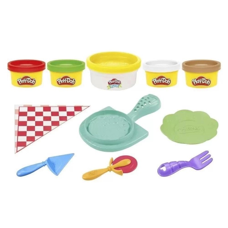 Play-Doh Play Doh Pizza Set with Tools and Elastix for