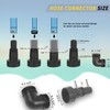 TOPWAY 1.5HP 4250GPH Stainless Steel Water Sump Pump, Clean/Dirty Submersible