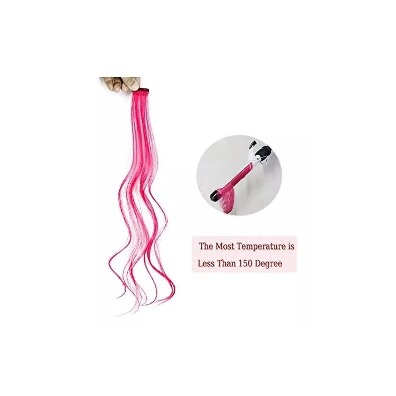 QNI-LMB Extensiones De Cabello Color Pink - Cabello 100% Natural