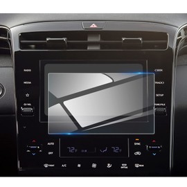 Coleya 2022 2023 2024 H yundai Tucson Screen Protector for Hyundai Tucson (SE/SEL/Blue) 8-inch Touch Screen, 9H Tempered Glass 2024 2023 Tucson Hybrid Accessories HD Transparent Protective Film 8"