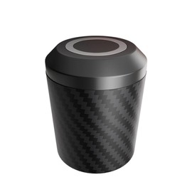 WELANGBN Car Ashtray with Lid Auto Ashtrays Smell Proof Smokeless Ashtray for Car Easy Clean Up Detachable Ash Tray (Black), 3.3in