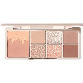 Paleta de Sombras de Ojos de 7 Colores, Paleta de Maquillaje de Ojos, Brillo Mate metálico Brillante Altamente pigmentado, Colores Brillantes...      