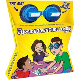 Vango UpsideDownChallenge Game for Kids & Family - Complete Fun Challenges with Upside Down Goggles - Hilarious Game for Game Night and Parties - Ages 8+