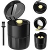 ​​Renmingfed 3-in-1 Pill Crusher Pill Cutter with Storage Box，Pill Grinder