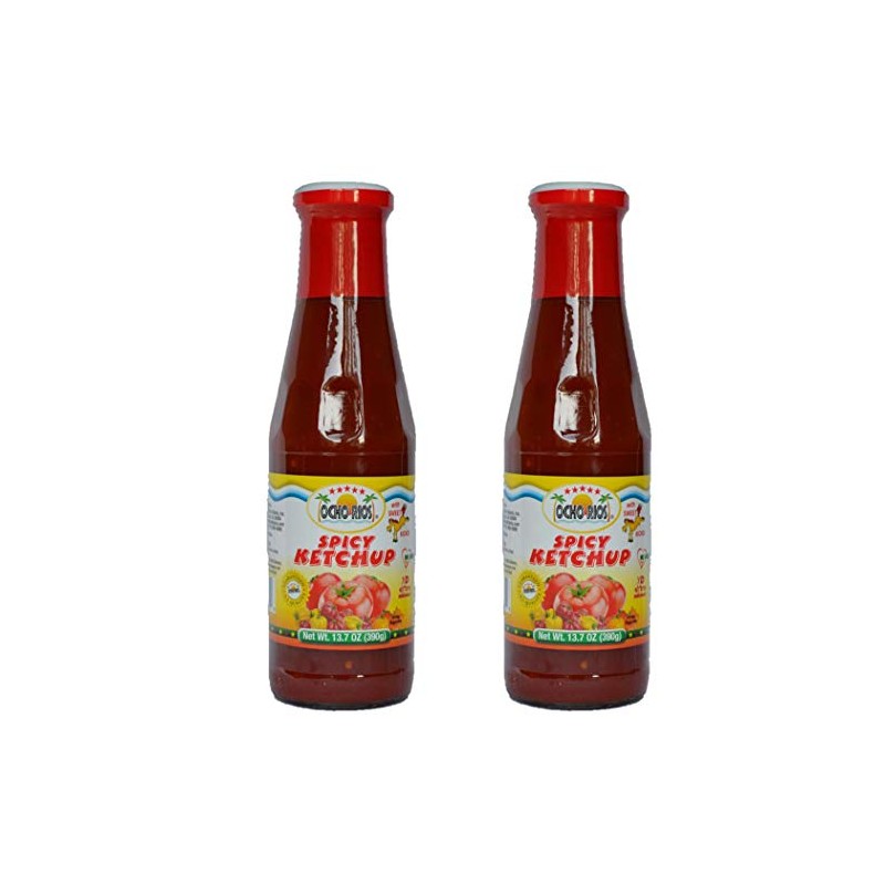Ocho Rios Spicy Ketchup with Scotch Bonnet Pepper 2 Pack