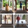 Buganda Front Door Mat Indoor Outdoor Entrance, Non-Slip Natural Rubber
