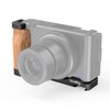 SmallRig ZV1 Camera L-Shaped Plate with Wood Handle - 2936
