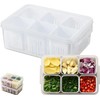 [1 Pack]Fridge Food Storage Containers with Lids Airtight Refrigerator Food