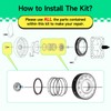 W10734521 Washer Clutch Kit Compatible with Whirlpool Maytag Kenmore Crosley,
