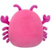 Squishmallows Original Peluche de 19 cm- Cordea Le Homard Rose