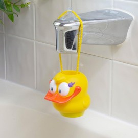 Suddy Buddy Bubble Bath Toy, Kids Ages 3+, Boys and Girls, Safe & Clean, Collect All Four. Includes: 1 Character Bubble soap Dispenser, 1 Trading Card, and 3 Super Bubble Drops Dakota Duck