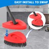 SuperAbound 2 Pack Upgraded Spin Mop Replacement Scrub Brush Heads
