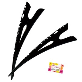 Gorgeous & Versatile Hair Accessory: Openwork Concord Clip, Black, Basic and Easy to Use Classic Design. You can arrange your hair securely together and arrange it freely for everyday use, office or