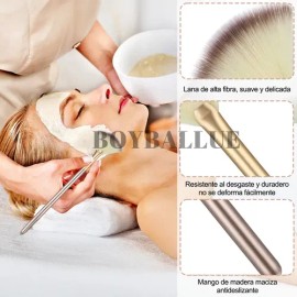 3pz Brochas Faciales Silicona Para Mascarillas Y Limpiadores                                                                                          